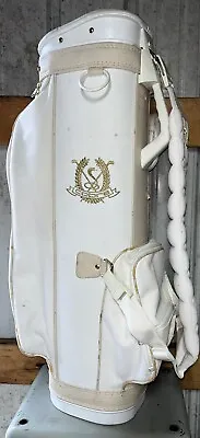 Vintage Lady Cobra White Canvas Golf Bag W/ Bag Cover • $84.99