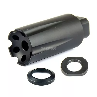 Muzzle Brake 1/2x28 TPI Linear Compensator For .223 .22lr /w Washer & Nut • $24.85