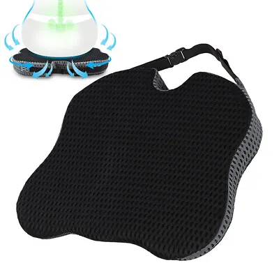 Memory Foam Car Seat Cushion For Driving Wedge Driver Booster Office Chair Pad • £17.89