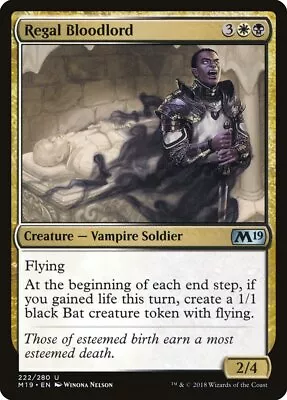 Regal Bloodlord [Core Set 2019] Magic MTG • $1.30