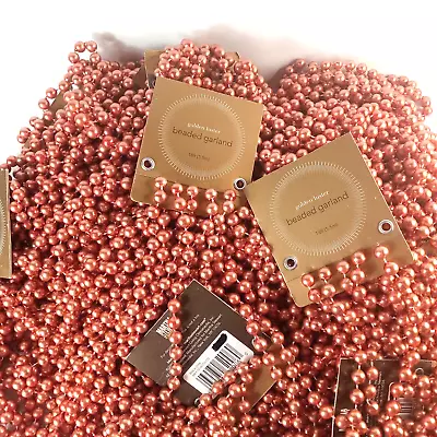 Martha Stewart Golden Luster Beaded Garland 18 Feet Vintage 2002 • $3.46