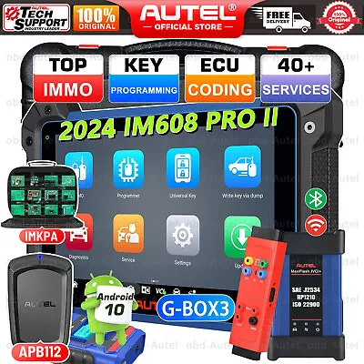 Autel MaxiIM IM608 PRO 2 IMMO Key Programming Tool 2024 Diagnostic Scanner • $3299