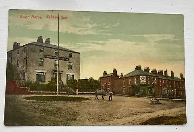 Vintage Postcard - Swan Hotel Askern Spa Doncaster - Unposted - Wm Wardle • £3.75