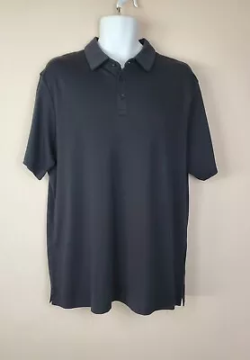 Orvis Polo Shirt Black Interlock 100% Cotton Mens Size XL BNWT Moisture Wicking • $36.77