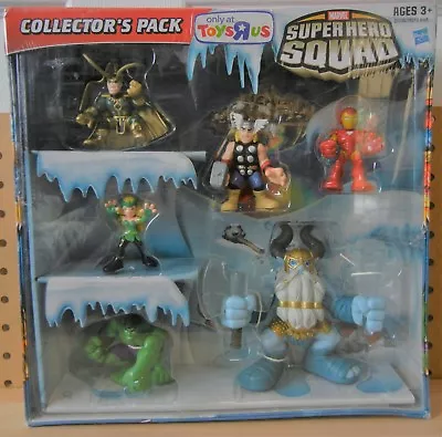 Marvel Super Hero Squad Toys R Us COLLECTOR'S PACK Enchantress Frost Giant Loki • $62.99