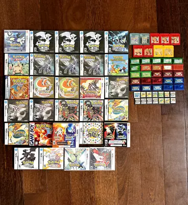 Pokemon Video Games Authentic LOT For GBA Nintendo DS/3DS/Gameboy Pick & Choose! • $79.99