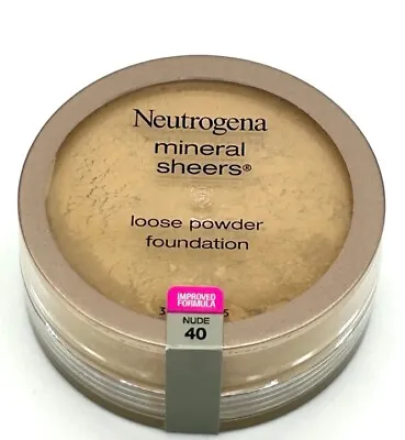 NEUTROGENA Mineral Sheers Loose Foundation Powder 0.19oz 40 Nude W/o Box • $9.99