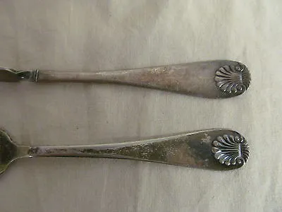 Paragon Triple Master Butter Knife & Sugar Spoon Similar To 1903 Shell • $25.27