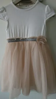 £6.99 • Buy Occasion Wear Girl Summer Party Ocassion Tulle Dress 2-3 Years Great Condition 
