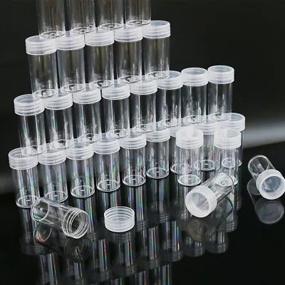 24/60 Grid Diamond Painting Drill Storage Bottles Embroidery Nail Bead Round • £6.96