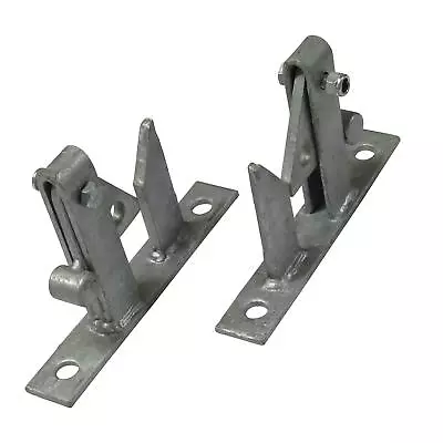 Heavy Duty Auto Gate Catch X2 (Galvanised Automatic Latch Lockable Field Garden) • £11.99