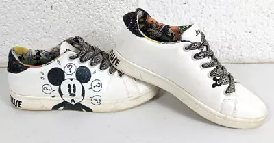 Disney X Desigual Cosmic Glitter Mickey Mouse Trainers UK 3.5 • £9.99