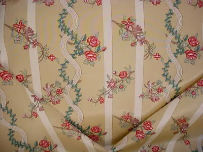 17-7/8 Scalamandre M6 00031921 Ruben Fleuris French Floral Upholstery Fabric • $1180