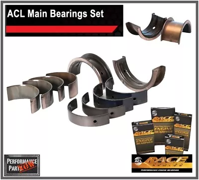 ACL Race +.50MM Main Bearings Fits Mazda B6 BP BP-T 1.6 1.8L NA NB 90-05 Miata • $84.99