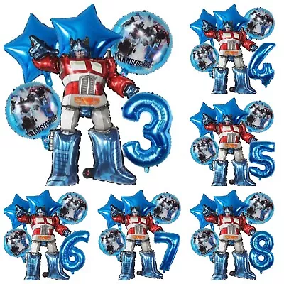 Transformers Balloons  Kids Birthday Party Decor Rocky Balloons • $7.99