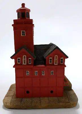 Scaasis Originals HOLLAND HARBOR Lighthouse Michigan - Big Red Miniature • $14.99