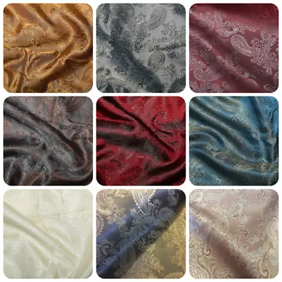 £5.95 • Buy  Paisley Jacket & Dress Lining Fabric Material 