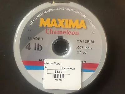 Maxima Chameleon Leader Wheel 4lb • $3.50