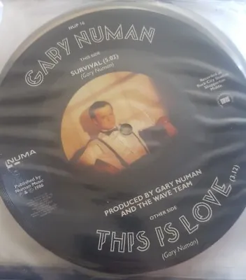 £6.49 • Buy Vinyl Record Picture Disc GARY NUMAN THIS IS LOVE