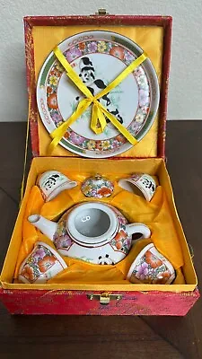 Vintage 9 Piece Miniature Porcelain Tea Set • $15