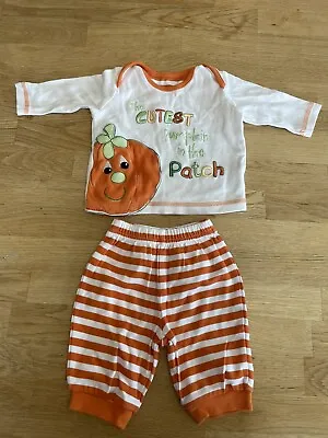 Baby Pumpkin Costume 2-piece. First Size. Halloween Costume • £1.99