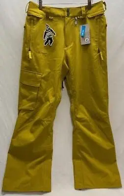 Volcom Men's Ventral Snowboard Snow Ski Pant Mustard Large NEW • $106.56