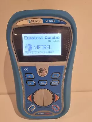 Metrel MI 3125 Eurotest Combo Multifunctional Tester Electrical Installation • £225