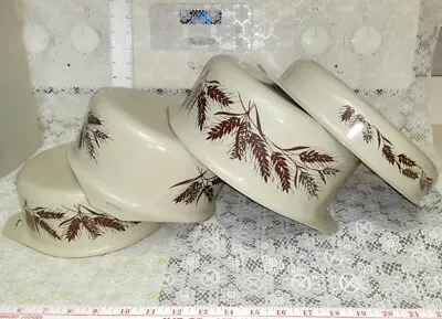 4 Vintage Meyer Multiware Pots 2 3 5 Qt. + Casserole Pan. No Handles Porcelain • £24.06