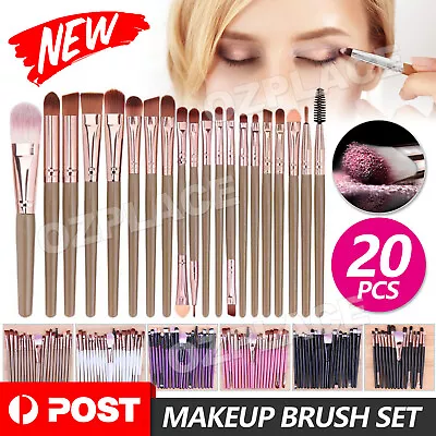 20pcs NEW Professional Makeup Brush Kit Set Cosmetic Make Up Beauty Tool Kit AU • $6.85