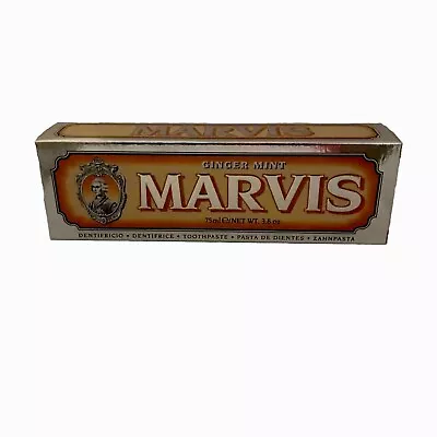 Marvis Toothpaste GINGER MINT 3.8 Oz NEW IN BOX • $11.99