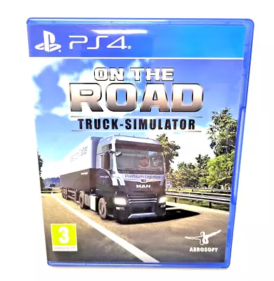 On The Road Truck Simulator PS4 EXCELLENT Condition PS5 Compatible Lorry Game • £25.54