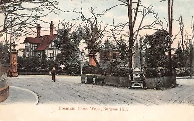 £10 • Buy POSTCARD  BURGESS HILL - FOUNTAIN CROSS WAYS -    C 1905