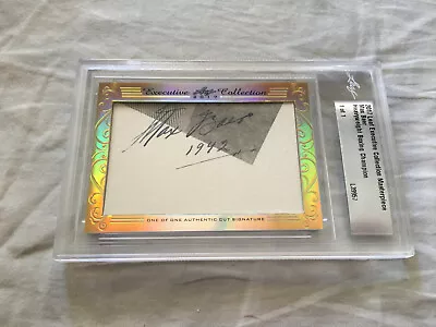 Max Baer 2017 Leaf Masterpiece Cut Signature Signed Autographed Boxing 1/1 JSA • $359.99