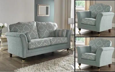 High Quality Fabric Material 3 Seater & 2 Armchairs Sofa Suite GRAFTON 311 • £649