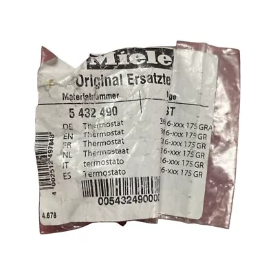 NEW GENUINE OEM Miele Dryer Thermostat 5432490 • $54.99