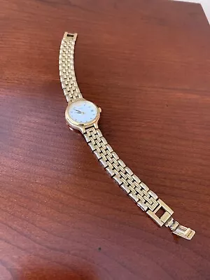 Seiko Vintage Women’s Gold Watch With Date Water Resistant 7N82-0228 • $30