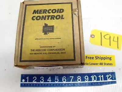 Mercoid Control With Sealed Mercury Contact Switches 120-240V 3/4HP 3-10AMPS • $135