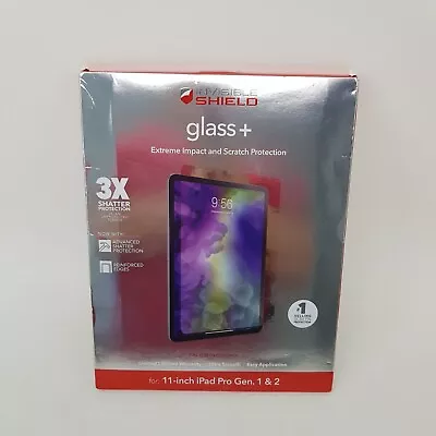 Invisible Shield Glass Screen Protection For IPad Pro Gen 1st 2nd 1 2 9H Hardnes • $14.98