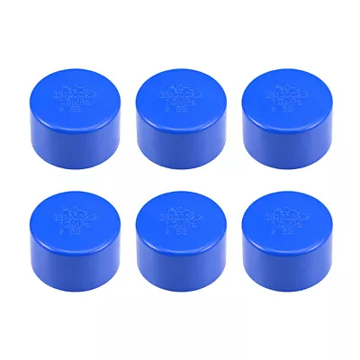 63mm PVC Pipe Cap Fitting Slip End Caps DWV(Drain Waste Vent) Blue 6Pcs • $21.63