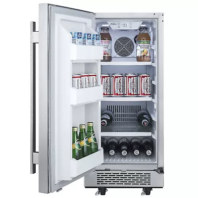 Avallon AFR151SS 3.3 Undercounter Free Standing Mini Refrigerator SS Outdoor • $889.99