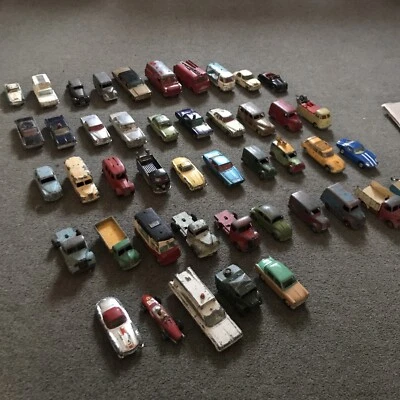 £160 • Buy Vintage Corgi & Dinky Toys Joblot Of Diecast Model Cars Loft Find