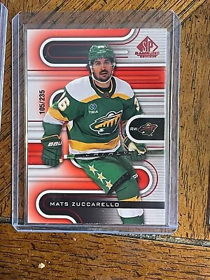 2022-23 Upper Deck SP Game Used RED #74 Mats Zuccarello #'d 105/235 • $2.99