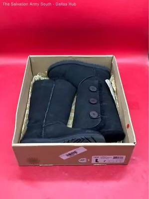 UGG Black Boots Women's Size 7 1873 - Bailey Button Triplet • $9.99