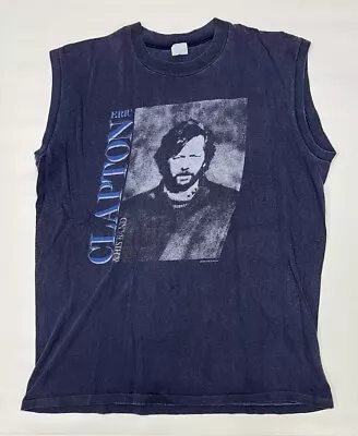 Eric Clapton Behind The Sun Vintage Tour Band Shirt Size XL • $49.99