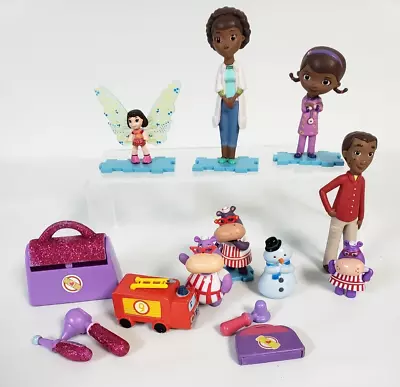 $12.60 • Buy Lot Disney Doc McStuffins Playset Plastic Toy Figures Cake Toppers 14 Pc