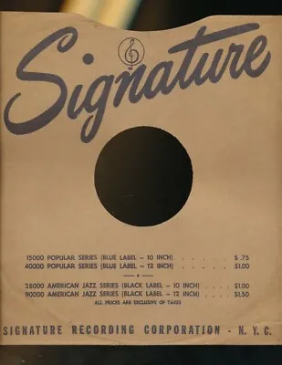 78 RPM Company Logo Sleeves- SIGNATURE (black) • $12
