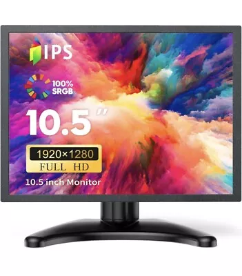 Miktver 10.5'' Small Monitor 1920x1280p HDMI Display Screen Gaming/PC/CCTV BP • $75