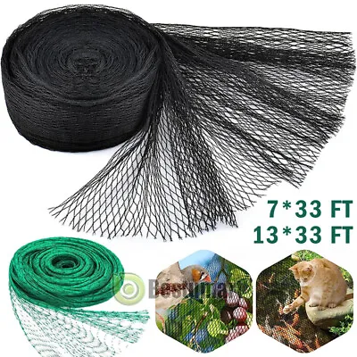 13*33Ft Anti Bird Netting Pond Net Protection Crops Plants Fruits Garden Mesh • $7.63