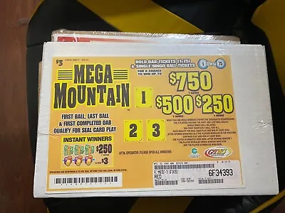 NEW Pull Tickets Mega Mountain - Instant Tabs • $229.95