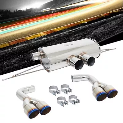 Megan Axleback Exhaust System W/Burnt Tips For BMW 15-19 X5 X6 M Sport F85/F86 • $668.18